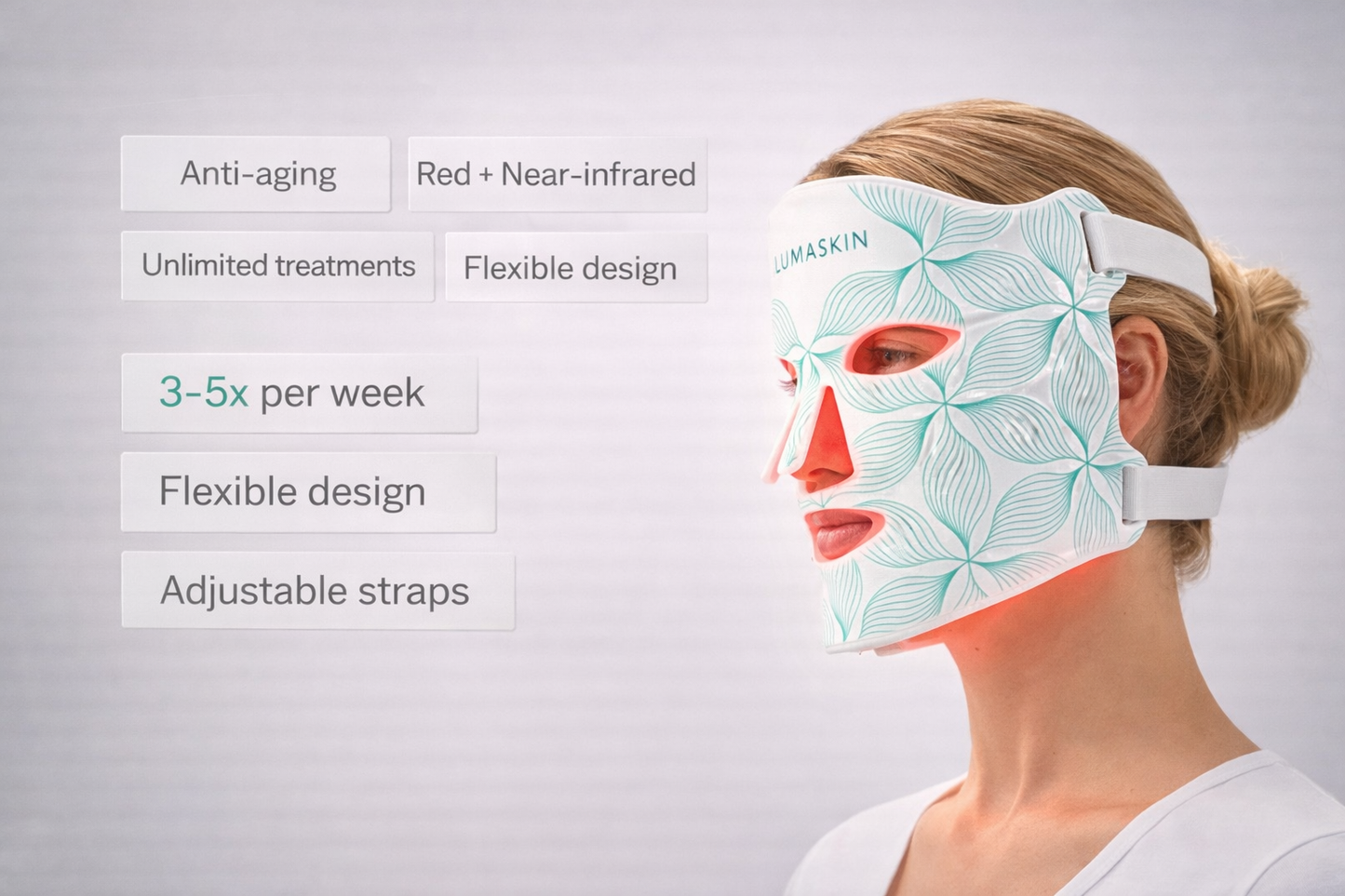 LED Light Therapy Facial Mask